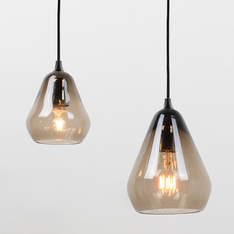 Core 1 - Light Single Pendant, 9.4" H x 5.9" W x 5.9" D, Smoked