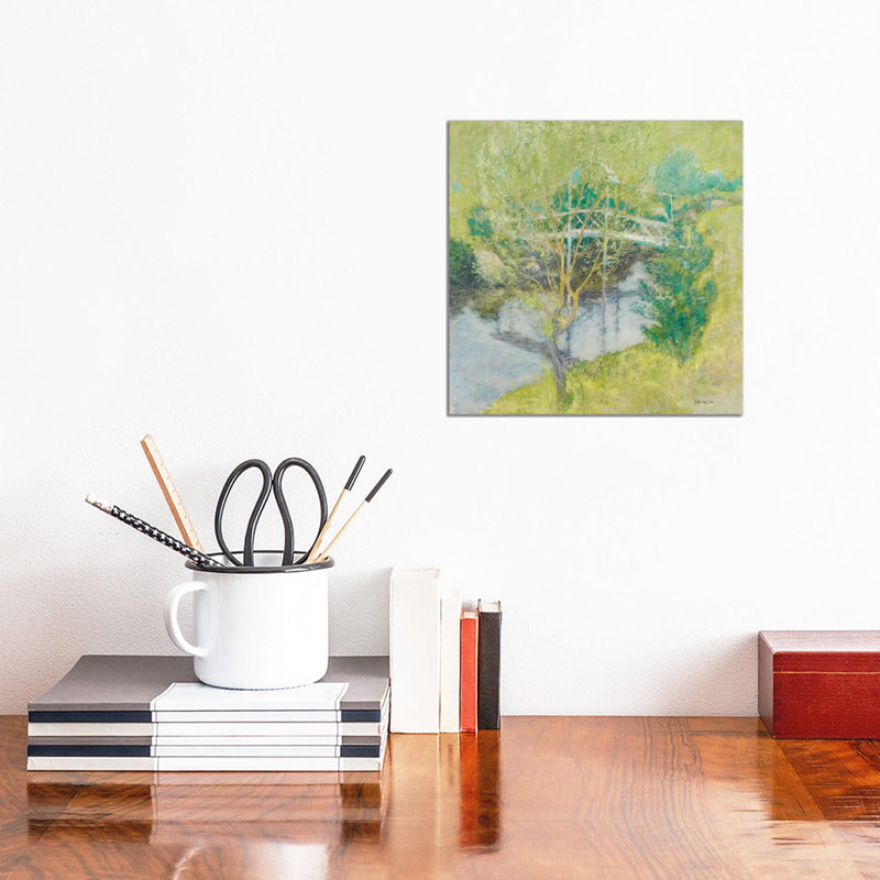 John Henry Twachtman - The White Bridge by Stellar Design Studio - Gallery-Wrapped Canvas Giclée on Canvas, Canvas