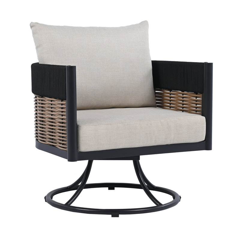 Harrison Swivel Chair, Taupe