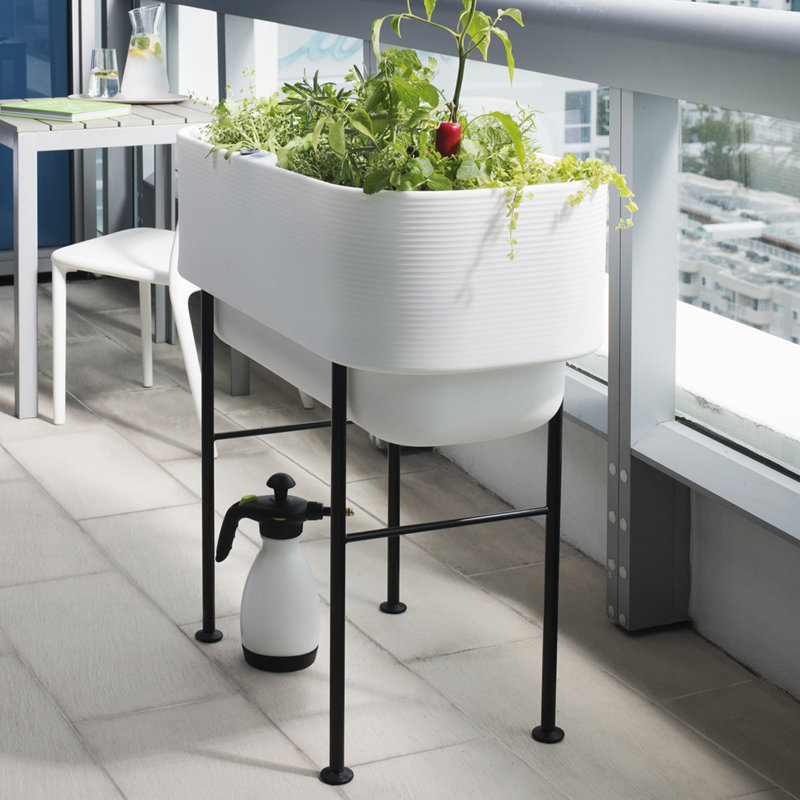 Boîte à fleurs surélevée Nest, Blanc alpin, H 35,75 po x l 48 po x P 30 po