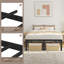 Metal Platform Bed with Heavy Duty Steel Slat Support-424631835