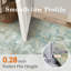 Tapis moderne lavable abstrait bleu / or-743052116-743052119