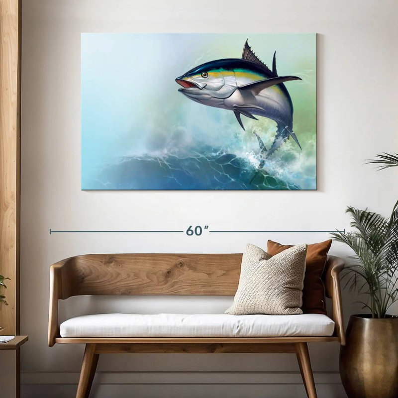 Flying Tuna Fish, 32" H x 48" W