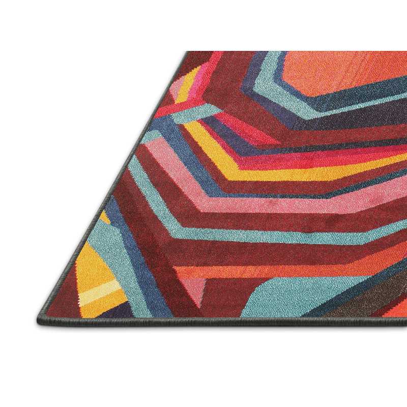 Abstract Indoor Rug, Rectangle 5' x 7'