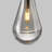 Raindrop Pendant Lights Kitchen Island Set Of Teardrop Hanging Light Fixtures Clear Solid Glass Pendant Light Modern Chandeliers For Dining Room Porch Corridor Living Room (1 Pack)-1044217447