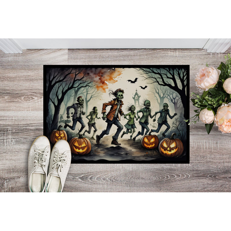 Zombies effrayants _2287, L 24 po x L 36 po