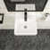 Beslend 18'' Ceramic Rectangular Bathroom Sink with Overflow