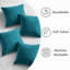 Square Scatter Velvet Cushion Cover ( Set of 4 )-124304448
