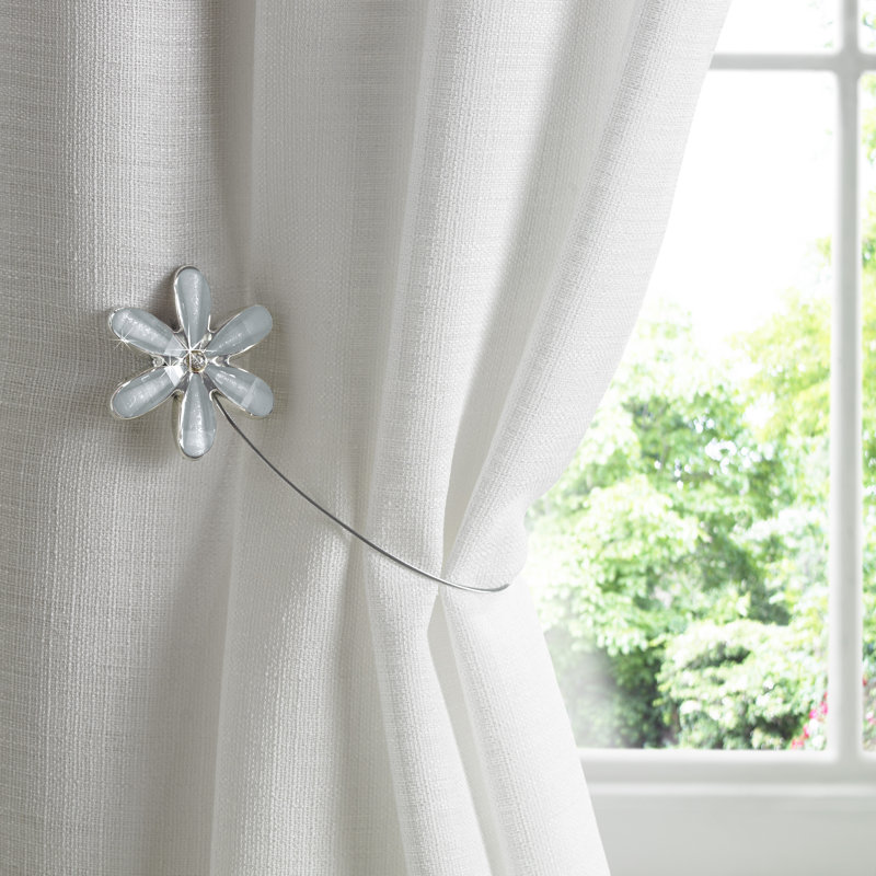 Amalfi 7cm Curtain Holdback/Tieback, Silver