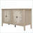 Cabinets with Storage, Walnut Brown Sideboard Buffet with 4 Doors &amp; Adjustable Shelves | Contemporary | Particle Board+MDF-1783815528