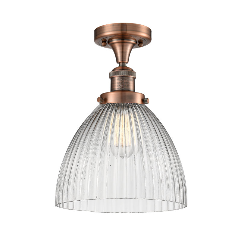 Kody Flush Mount, No Bulb Included, Antique Copper