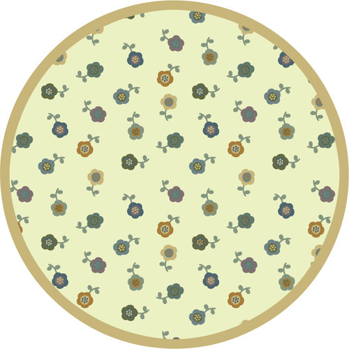 Tapis Just For Kids Awesome Blossom, Rond 7 pi 7 po