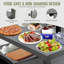 Îlot de cuisine extérieur avec rangement, aluminium avec suspension murale