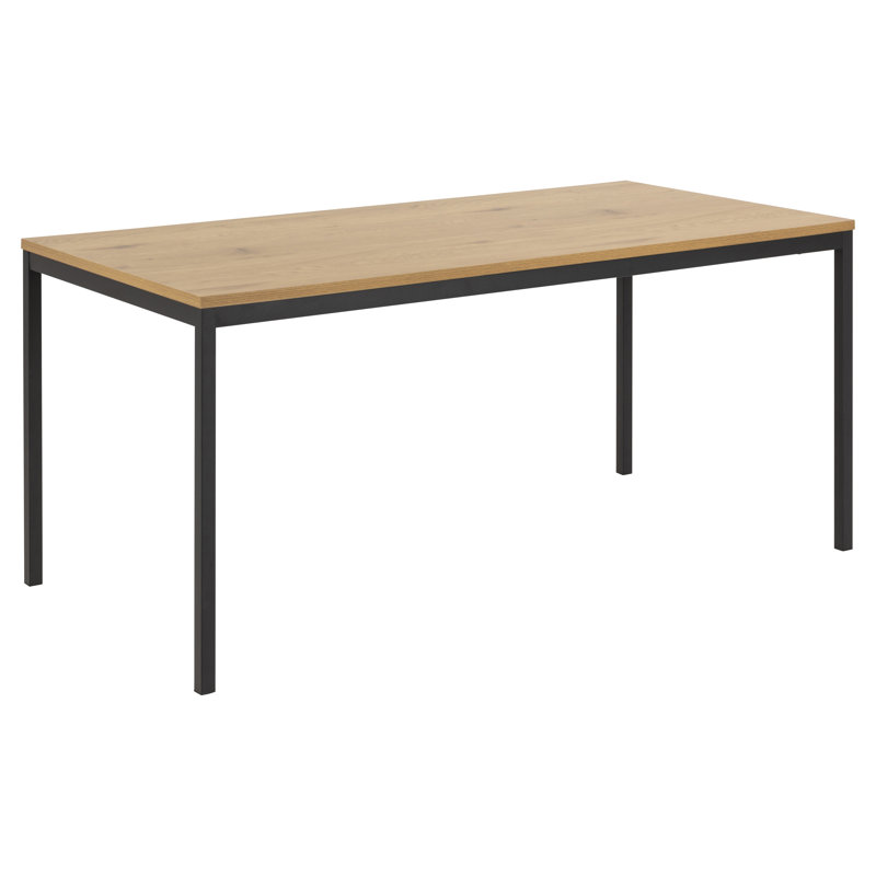 Joliet Metal Base Dining Table, H74 x L160 x W80cm