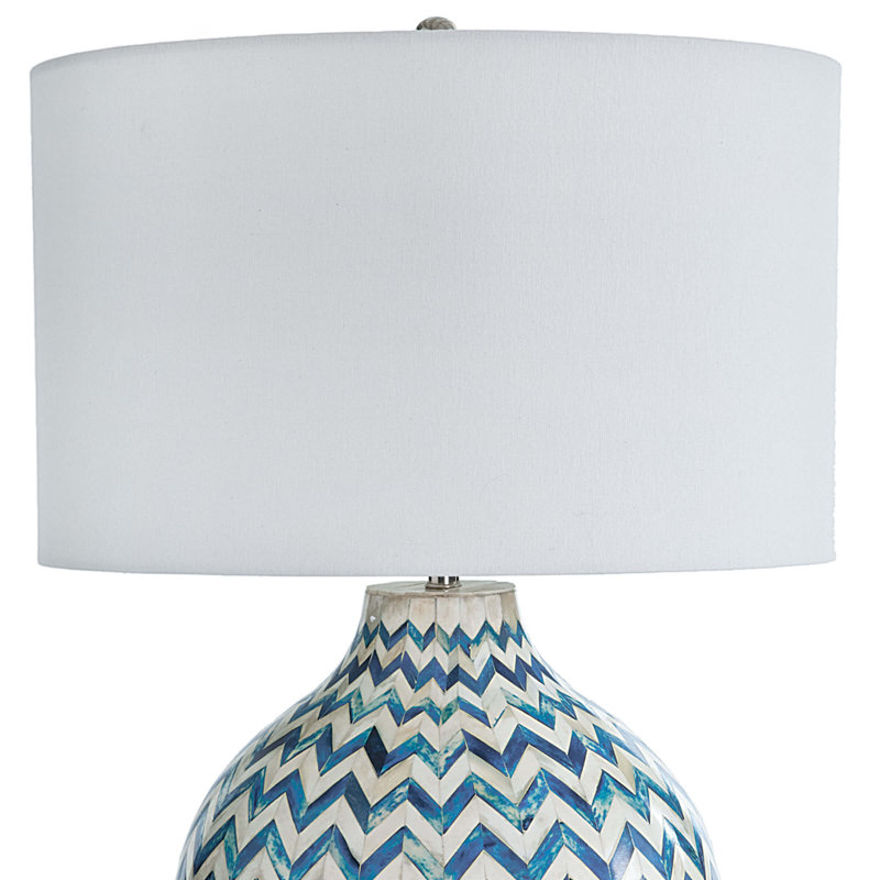 Bone Table Lamp, Indigo