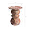 Table de bout Ivy Bronx Silfi Travertine-2061042558