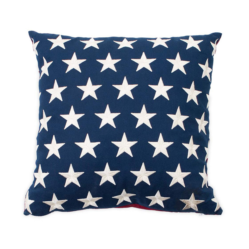 Coussin intérieur / extérieur avec drapeau étoilé