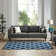 Modway Beltara Chain Link Transitional Trellis Area Rug