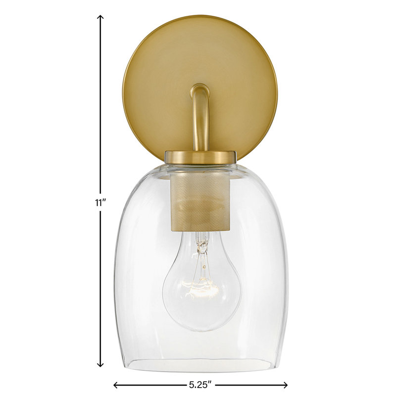Avelin Dimmable Bath Sconce, Gold