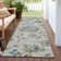 Charysse Washable Floral Indoor / Outdoor Rug