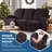 Sofa Covers Stretch Reclining Couch Cover, Jacq...