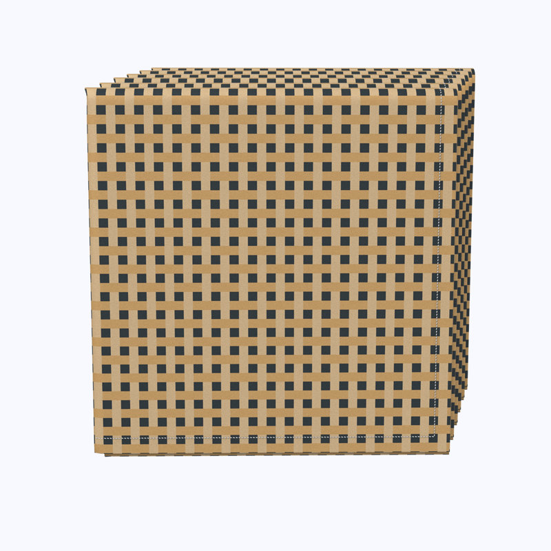 Polyester Checkered Square Napkin