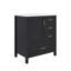 Ensemble de meuble-lavabo de meuble-lavabo de 30 pouces comprenant une armoire de rangement, une porte à fermeture douce, 3 tiroirs et un plateau amovible-1772481235