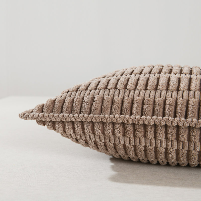  Housse pour repose-pieds Boucle, Taupe, Carré 20 po