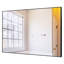 Miroir mural 36 po x 24 po noir avec cadre en aluminium léger - Facile à installer dans la chambre à coucher, la salle de bain, l'entrée 36X24 pouces, moderne et polyvalent pour la décoration du salon-46081261