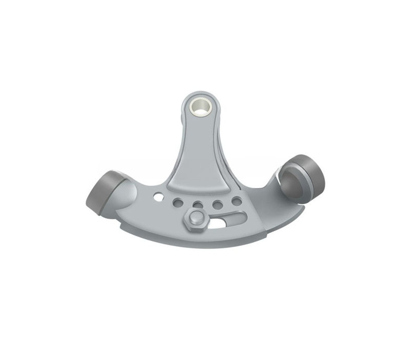 Deltana HPA69CR003 Hinge Pin Stop, Hinge Mounted, Adjustable in PVD Polished Brass, 58" W x 13" W x 13" D, Brushed Chrome