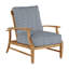 Croquet Teak Patio Chair with Cushions-239912483-239912427-239912529