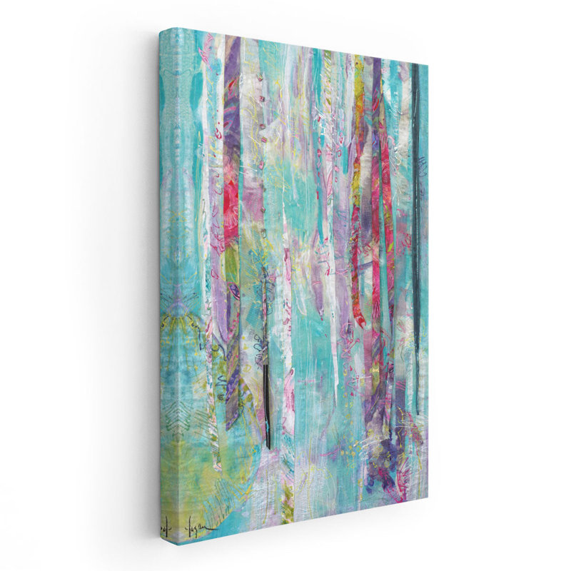 Bloom Shimmer Sparkle I - reproduction d'art sur toile, H 30 po x l 20 po
