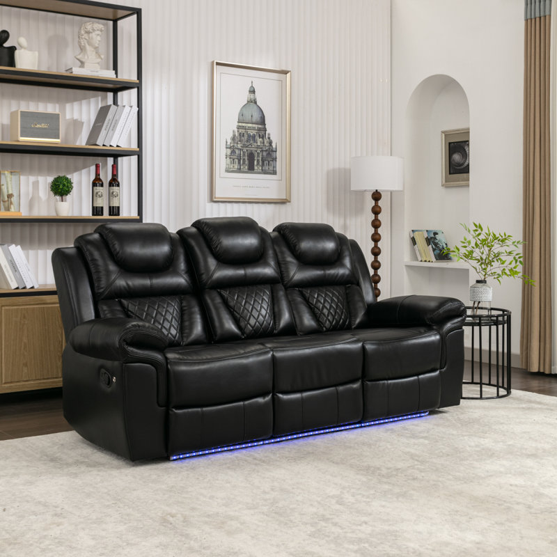 Fauteuil inclinable manuel de cinéma maison, Black