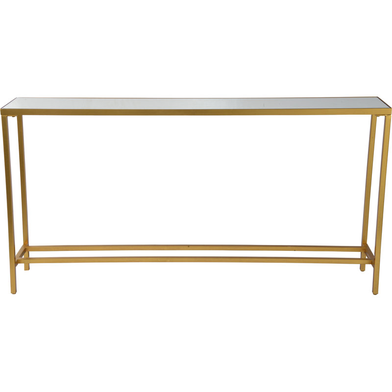 Houlihan 60'' Glass Top Console Table