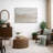 Minimal Landscape "Coastal Sandy Beach Seascape Artwork, Abstract Minimalist Neutral Decor Wall Pictures, Large Framed Canvas Giclee Print Wall Art"-93389236-93389237-119598453