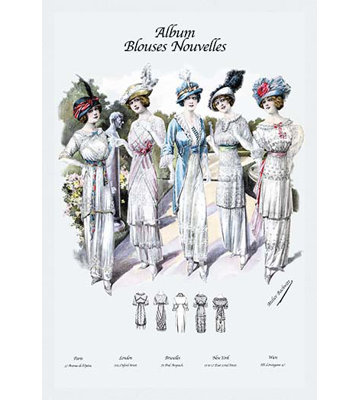 " Album Blouses Nouvelles 5 Feminine Styles " by Atelier Bachroitz
