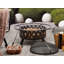 Maisonet Round Steel Charcoal Smokeless Fire Pit