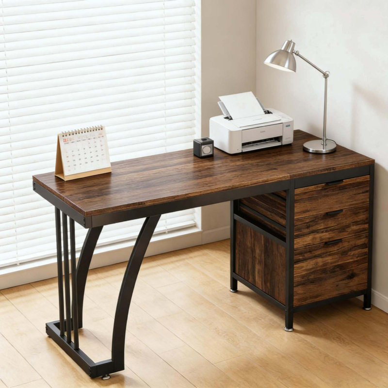 Bureau extensif, bureau d'ordinateur, bureau d'écriture élégant