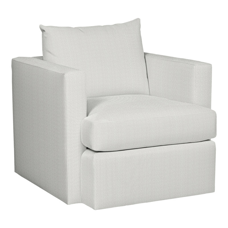 Chaise Emory 33,5 "American Bungalow, Mélange de polyester Callaloo