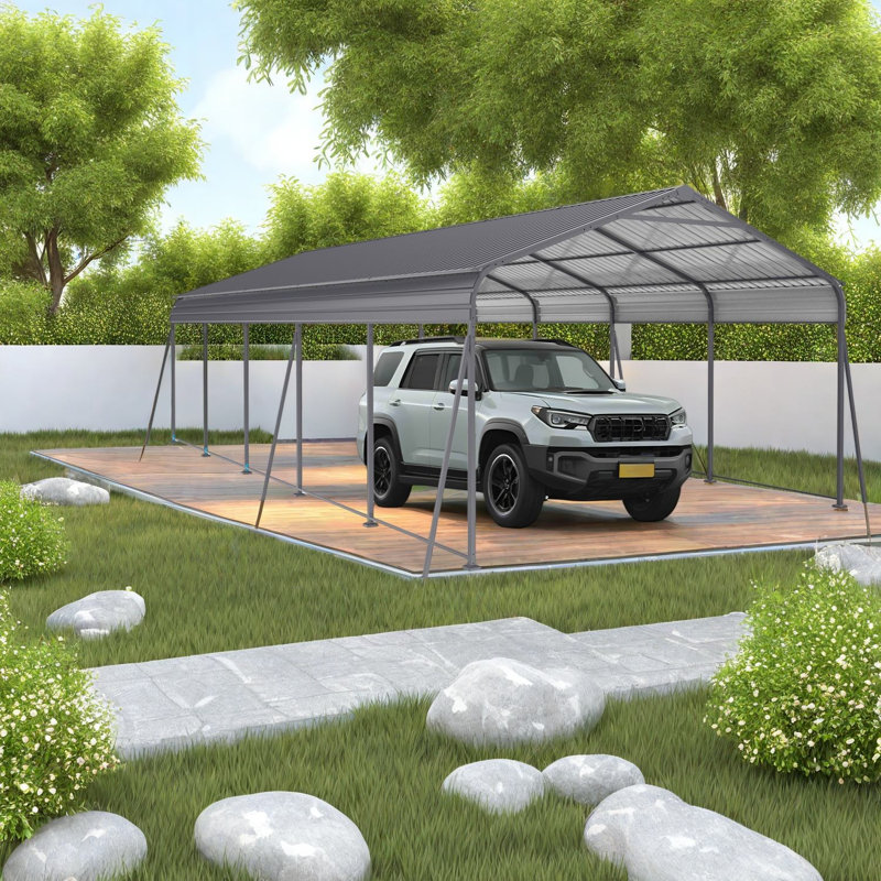 Abri et abri de jardin modernes et robustes (doit inclure le cadre), abri de voiture en métal
