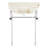 24" Cierra 31" Tall Porcelain Rectangular Console Bathroom Sink with Overflow-104974156