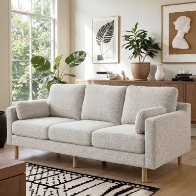 84'' Square Arm Upholstered Standard Sofa