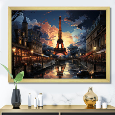 " Futuristic Paris Eiffel Tower Harmony "