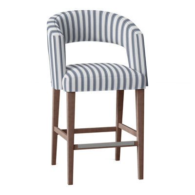 Bryant Upholstered Stool with Solid Wood Frame
