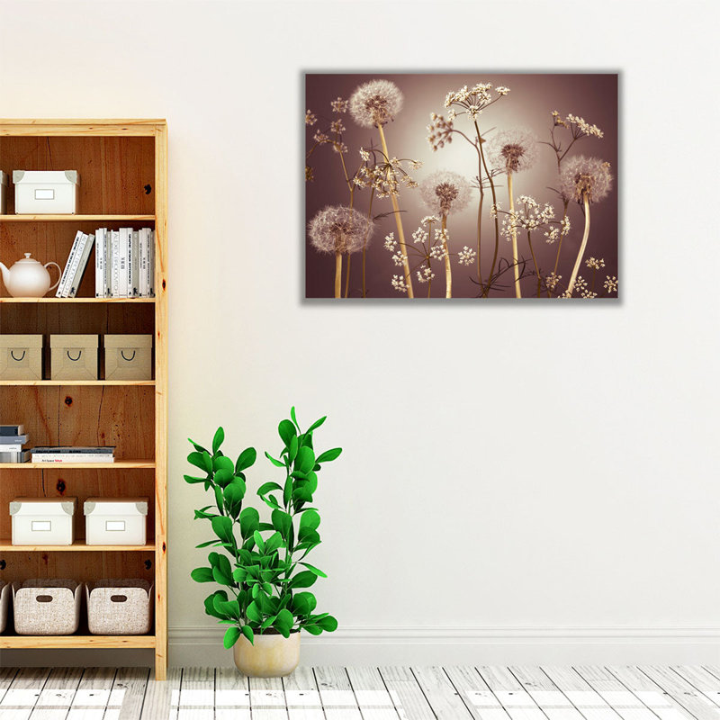 «Meadow Flowers 2», reproduction d'art sur toile, H 24 po x l 32 po