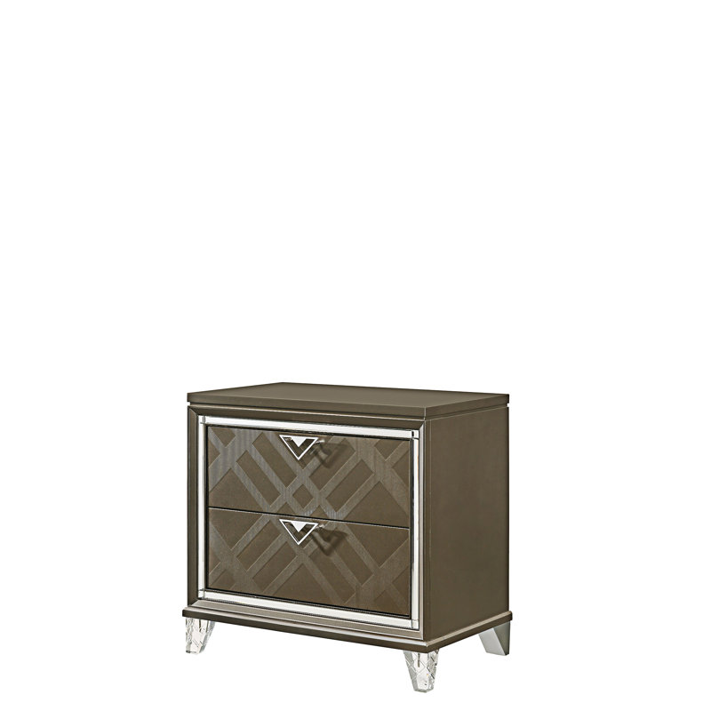 Nightstand Bedside Table With Drawer