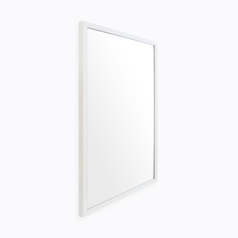 Miroir Lindens - blanc, Blanc