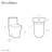 Sublime II One-Piece 12" Rough-in 1.1/1.6 GPF Dual Top Flush Round Compact Toilet in Matte Black-70460240-98249163