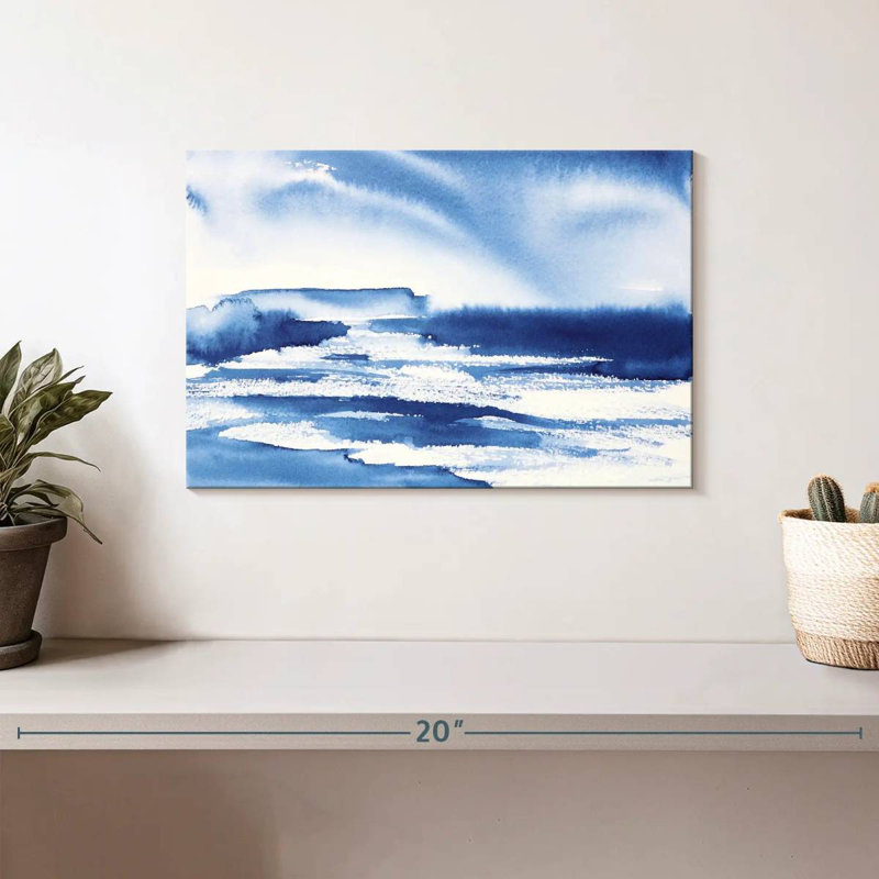 Avery Ocean Blue I, 8" H x 12" W