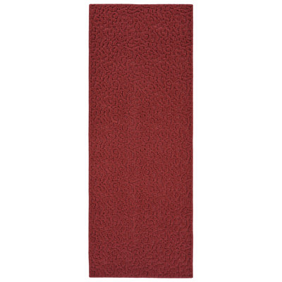 Garland Rug Ivy 3 ft. x 8 ft. Area Rug Chili Red